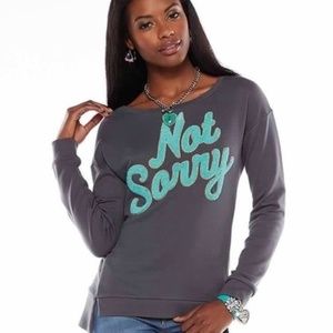 Juicy Couture "Not Sorry" Sweatshirt